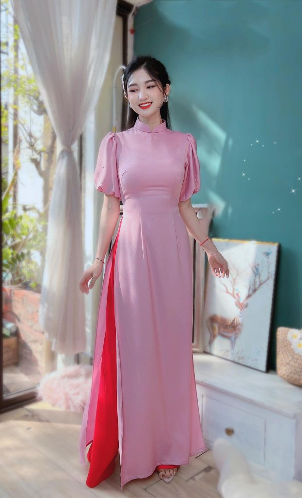 Áo Dài Tay Ngọc 136 AD8111 (áo lẻ)