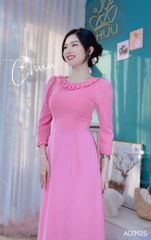 Áo Dài Cổ Mặt Trời AD9001.9125 (áo lẻ)