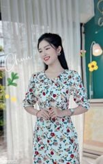 Áo Dài Cổ Sen 2 Lớp AD9157 (áo lẻ)