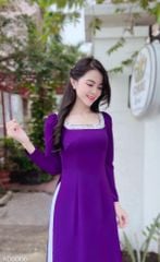 Áo Dài Ren Cổ Chooker AD8066 (áo lẻ)