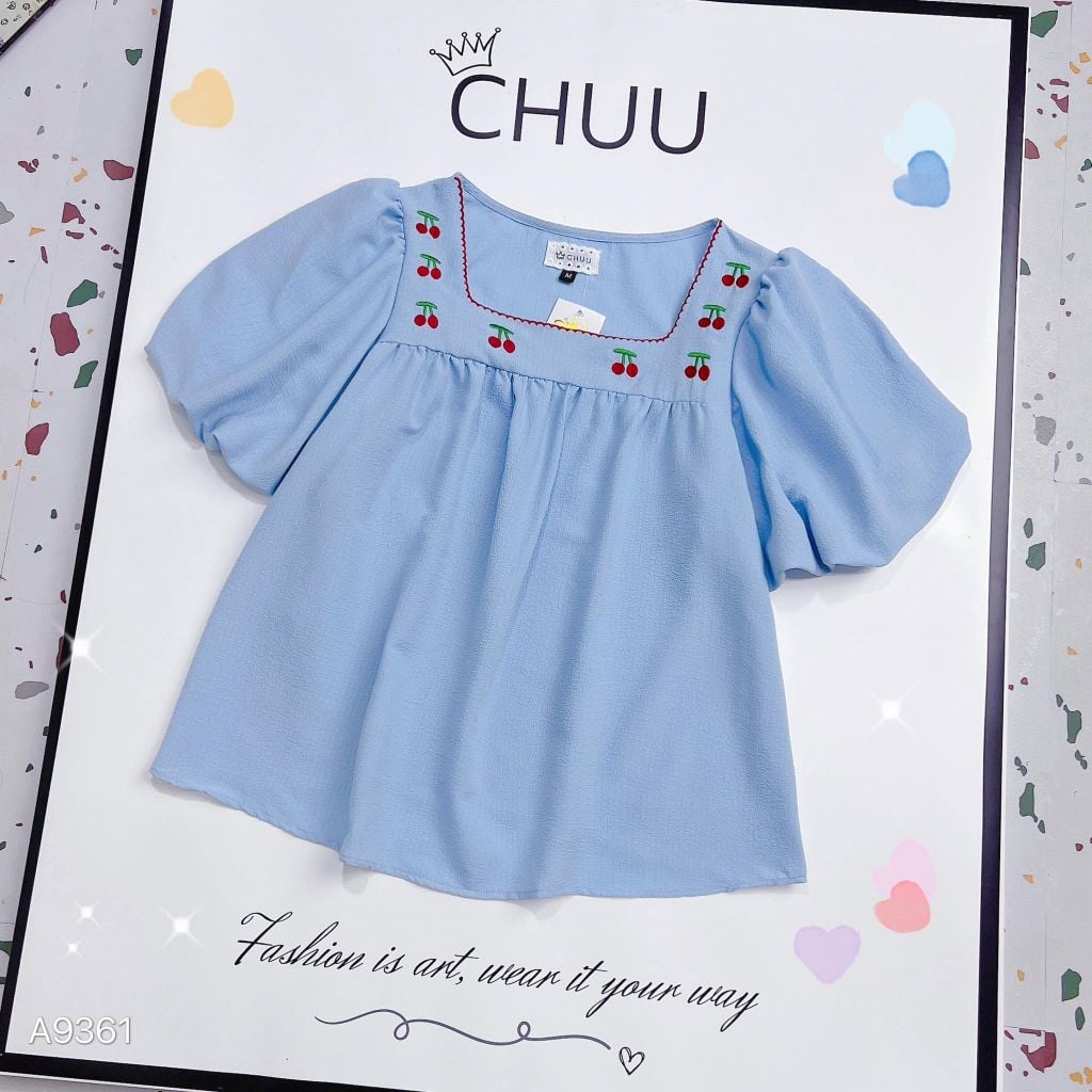 Áo Cổ Mây Cheri AT9002.9361
