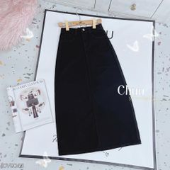 Chân Váy Jean Siêu Dài 84cm CV9040