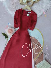 Áo Dài Cổ Nữ Hoàng AD9001.9191 (áo lẻ)