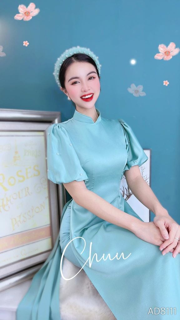 Áo Dài Tay Ngọc 136 AD8111 (áo lẻ)