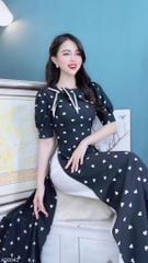 Áo Dài Vạt Thủy Thủ Nơ AD8043 (áo lẻ)