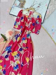 Áo Dài 4T Cổ Lưới Nơ AD9183 (áo lẻ)