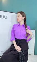 Áo Sơ Mi Lụa Lạnh Khăn Bi A9385
