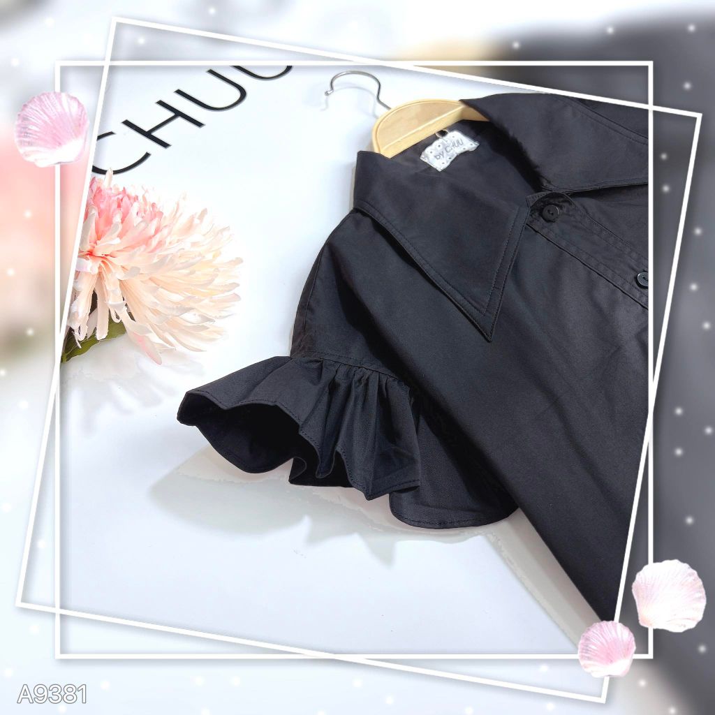 Áo Sơ Mi KaKi Ướt Croptop A9381