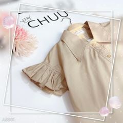 Áo Sơ Mi KaKi Ướt Croptop A9381