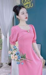 Áo Dài Tag Cô Gái AD9179 (áo lẻ)