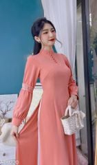 Áo Dài Cổ Tàu Ren Tay Nối AD9220 (áo lẻ)