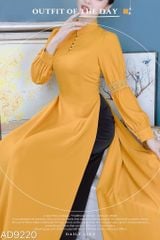 Áo Dài Cổ Tàu Ren Tay Nối AD9220 (áo lẻ)