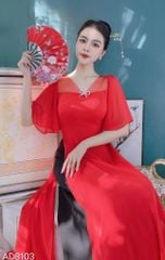 Áo Dài 4 Tà Tơ IC Bling AD9003.8103 (áo lẻ)