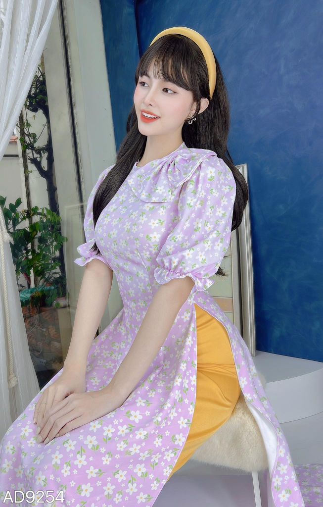 Áo Dài Nơ To Kimono AD9254 (áo lẻ)