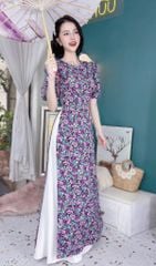 Áo Dài Tay Phồng Chuny AD9051 (áo lẻ)