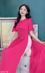 Áo Dài Tay Bồng 3 Nơ AD9178 (áo lẻ)