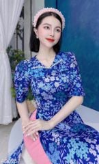 Áo Dài Nơ Nữ Hoàng AD9257 (áo lẻ)