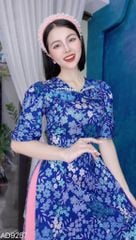 Áo Dài Nơ Nữ Hoàng AD9257 (áo lẻ)