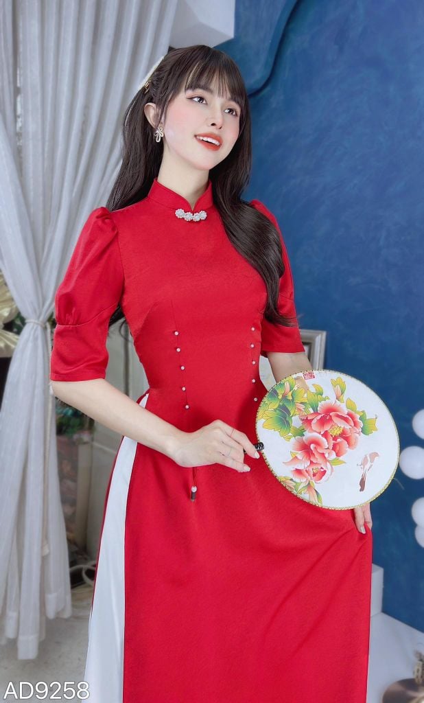 Áo Dài Eo Ngọc AD9001.9258 (áo lẻ)