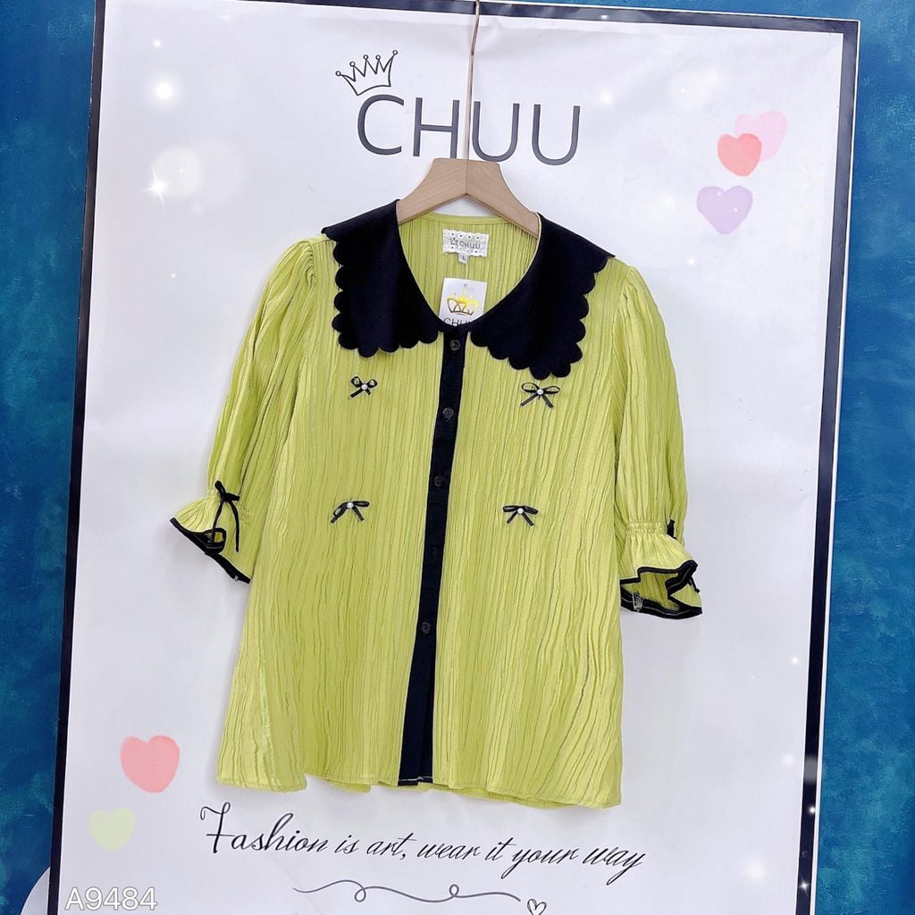 Áo Sơ Mi Cổ Chookies A9002.9484