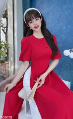 Áo Dài Tay Bồng 3 Nơ AD9178 (áo lẻ)