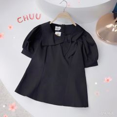 Áo Kate Lụa Nơ Lá A9268