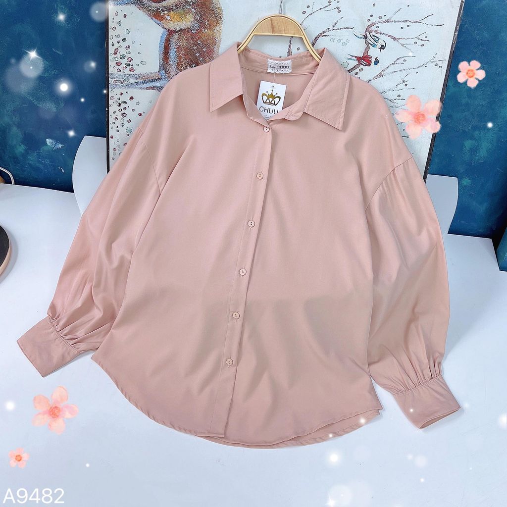 Áo Sơ Mi Lụa 100D Basic 68 A9482