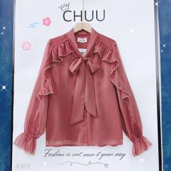 Áo Sơ Mi Tay Bèo Sóng A1511