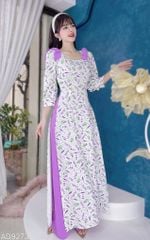 Áo Dài Tay Li 2 Nơ Màu AD9273 (áo lẻ)