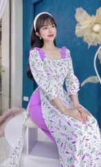 Áo Dài Tay Li 2 Nơ Màu AD9273 (áo lẻ)