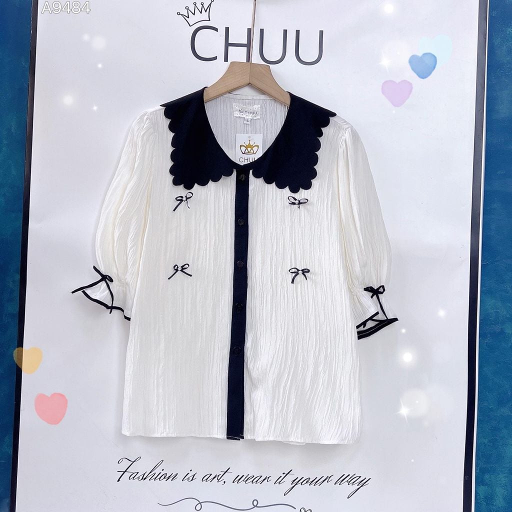 Áo Sơ Mi Cổ Chookies A9002.9484