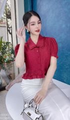 Áo Sơ Mi Xếp Chỉ Chân Bèo A9363