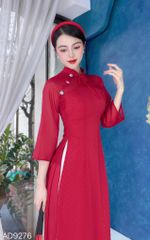 Áo Dài 4 Tà Sơn Hà AD9003.9276 (áo lẻ)