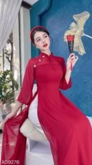 Áo Dài 4 Tà Sơn Hà AD9003.9276 (áo lẻ)