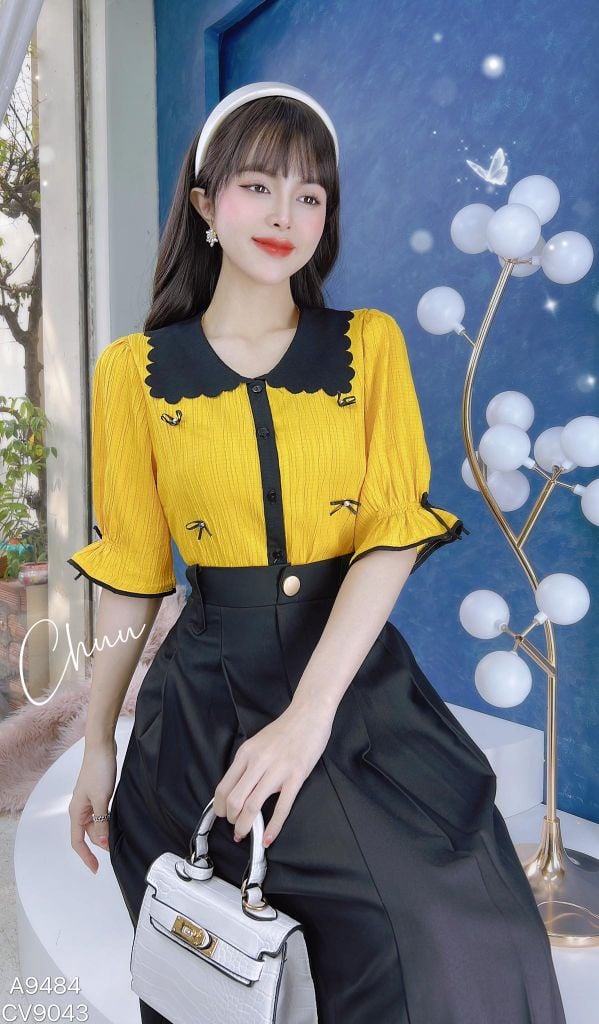 Áo Sơ Mi Cổ Chookies A9002.9484
