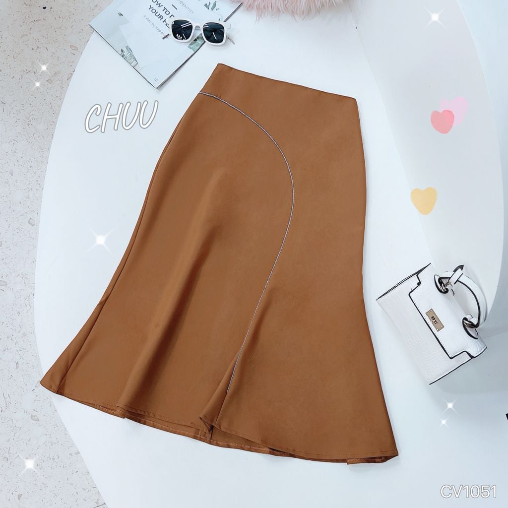 Chân Váy Đuôi Cá Viền Khóa 73cm CV1051