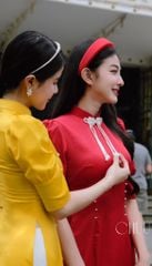 Áo Dài Nút Tàu Ngọc AD9001.9278 (áo lẻ)