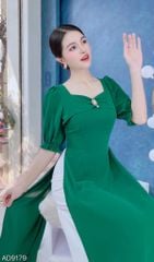 Áo Dài Tag Cô Gái AD9179 (áo lẻ)