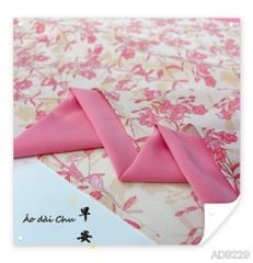 Áo Dài Thạch Anh TT Tay Bồng AD9229 (áo lẻ)