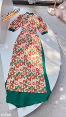 Áo Dài Nơ Nhí Phối Màu AD1318 (áo lẻ)