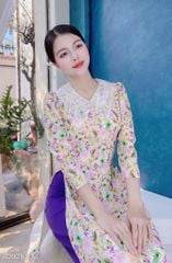 Áo Dài Ren The Leaf AD9253 (áo lẻ)