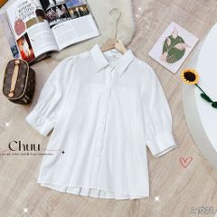 Áo Sơ Mi Trơn Li Sau A1532