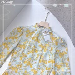 Áo Dài Thạch Anh TT Tay Bồng AD9229 (áo lẻ)