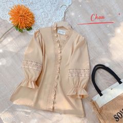 Áo Tay Hoa Cúc Xòe A1534