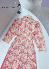 Áo Dài Thạch Anh TT Tay Bồng AD9229 (áo lẻ)