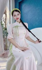 Áo Dài Chuồn Chuồn Ớt AD1310 (áo lẻ)