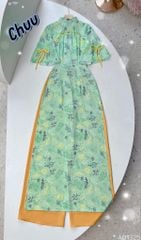 Áo Dài Moon Tay Nơ AD1325 (áo lẻ)