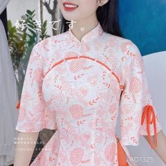 Áo Dài Moon Tay Nơ AD1325 (áo lẻ)
