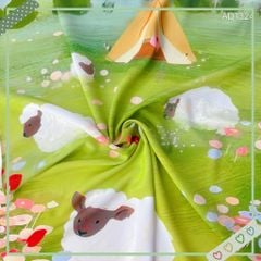 Áo Dài Tay Xẻ Cánh Đồng AD1324 (áo lẻ)