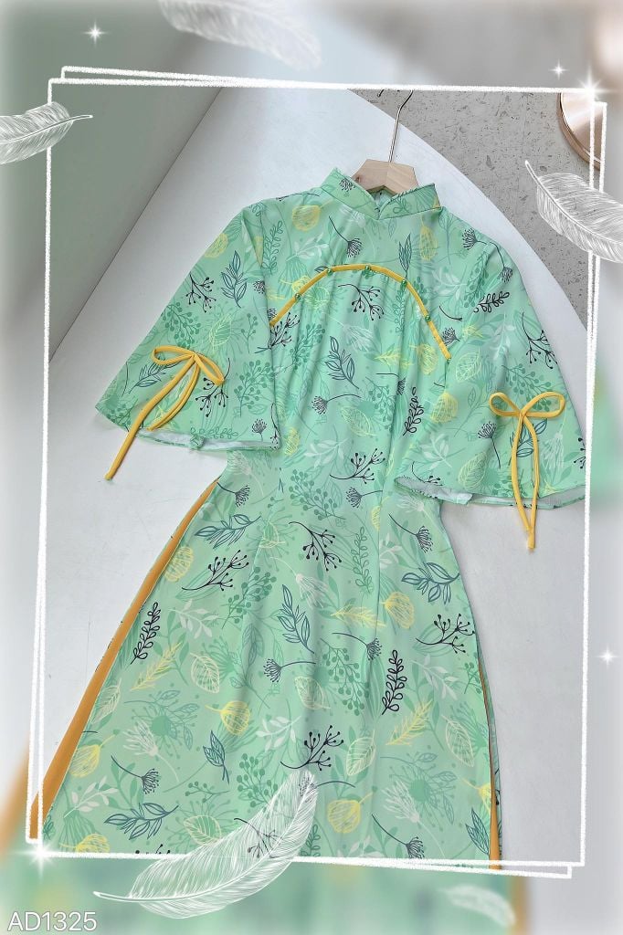 Áo Dài Moon Tay Nơ AD1325 (áo lẻ)